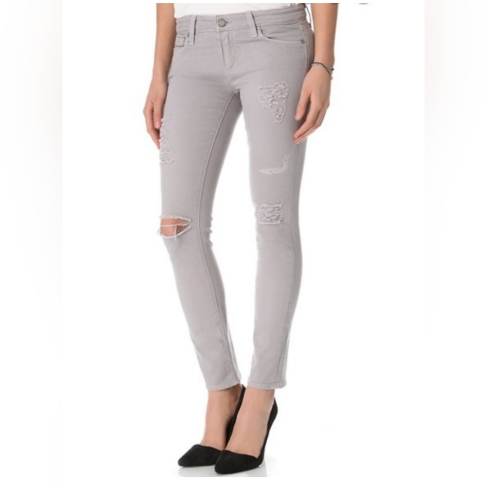 🔥PAIGE Distressed Skinny Jeans Sz 29x29